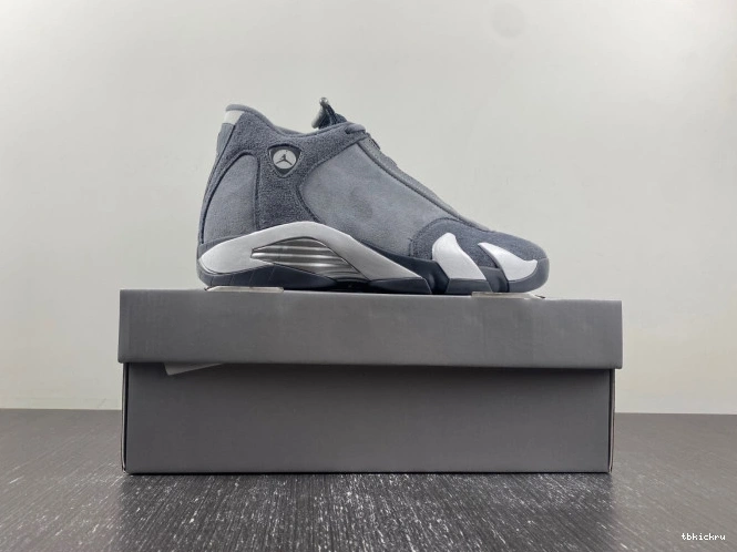 Rep TBkick Grey Flint Jordan 14 Air FJ3460-012 0817